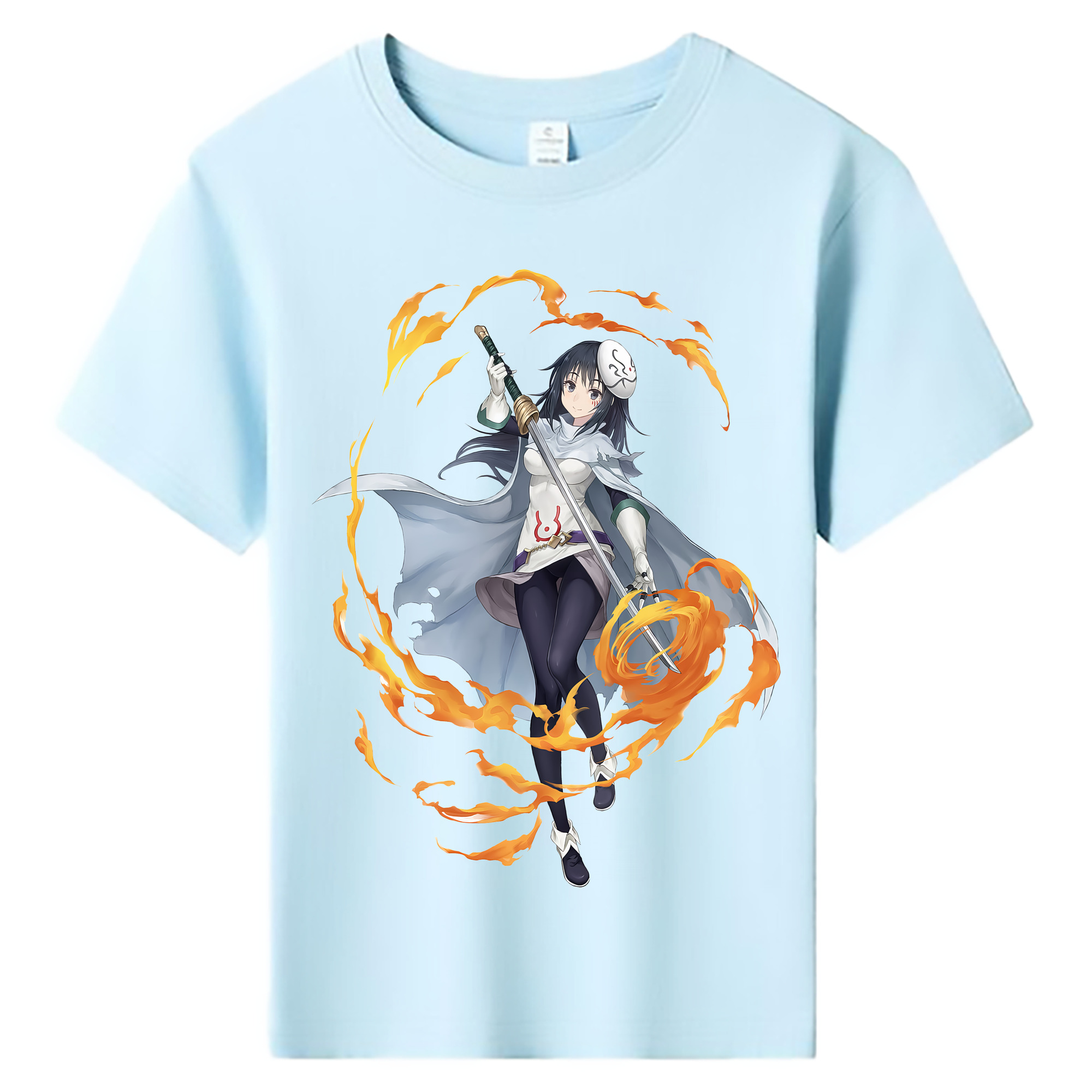 （画像用） 転スラ Regarding Reincarnated to Slime 綿100％キッズTシャツ（フロントプリント）